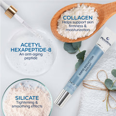 Sérum Plexaderm atténue les poches sous les yeux pour un regard éveillé.