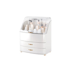 Plukers Organisateur maquillage: tiroirs à couvercle transparent pour accès rapide et visibilité