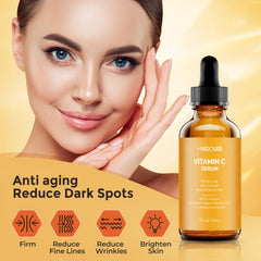 Plus1HEROLABS Sérum vitamine C application visage — absorption rapide et efficace