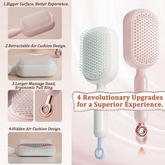 PMDYBY brosse-133-brins-denses, démêle efficacement tous types de cheveux.