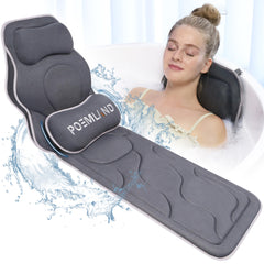 Poemland oreiller bain tout corps avec longueurs pour grand bain, confort optimal