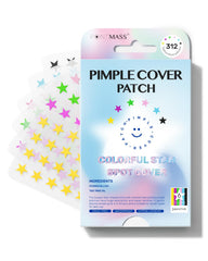 Patch POINTMASS étoile visage, emballage individuel, pratique pour usage en déplacement.