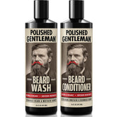 Polished Gentleman Shampoing barbe – flacon, nettoyage en profondeur.