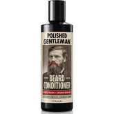 Polished Gentleman conditionneur barbe flacon et versement : application rapide et facile.