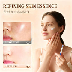 Application jour et nuit avec crème polypeptide-collagen-elastic-essence.