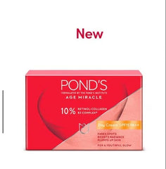 POND'S Age Miracle Jour flacon, texture légère prête à l'application quotidienne.