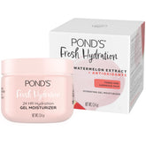 POND'S Gel hydratant à l'extrait de pastèque, pour une hydratation durable et légère.