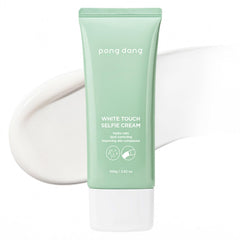 PONGDANG White Touch Selfie Cream — bouteille élégante pour hydratation légère et teint lumineux.