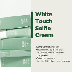PONGDANG White Touch Selfie Cream — texture crème légère pour fini naturel et frais.