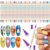 Ponhey 36 couleurs — stylo art ongles pour des créations rapides à domicile.