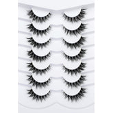 Pooplunch cils faux mink bande invisible pour un regard œil-de-chat naturel et confortable.