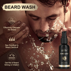 Pop Modern.C kit huile barbe: nourrit les poils et apporte brillance.