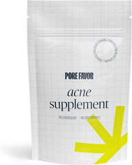 Pore Favor - Bouteille Skin Support, soutien quotidien pour peau équilibrée et lumineuse.