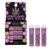 Portland Bee Balm baume lèvres lavande en tube pour hydratation pratique.