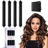 Posicurly rouleaux sans chaleur ensemble de 4 pour boucles nocturnes tendance