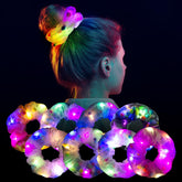 POZILAN serre-têtes DEL blancs pour cheveux, parfait pour fêtes nocturnes et looks scintillants.