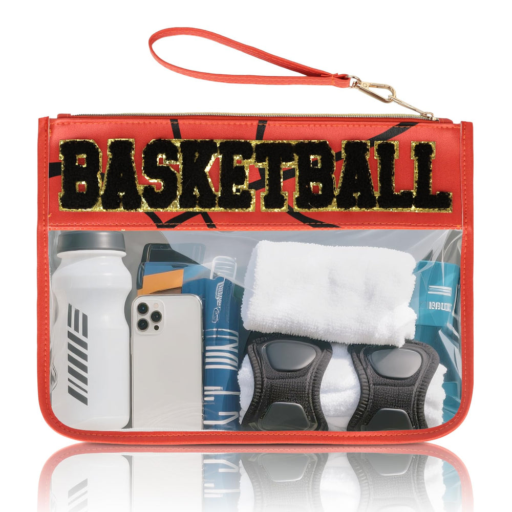 PPeen pochette basketball transparente, idéale pour voyager et ranger vos essentiels.