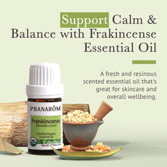 Diffuseur avec huile d'encens Pranarom pour créer une ambiance apaisante et calme.