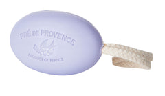 Pre de Provence Savon lavande sur corde, parfum lavande doux et durable pour votre salle de bain.