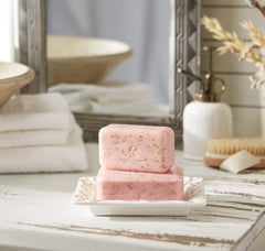 Savon Pre de Provence avec exfoliant inte9gre9, nettoyage en douceur