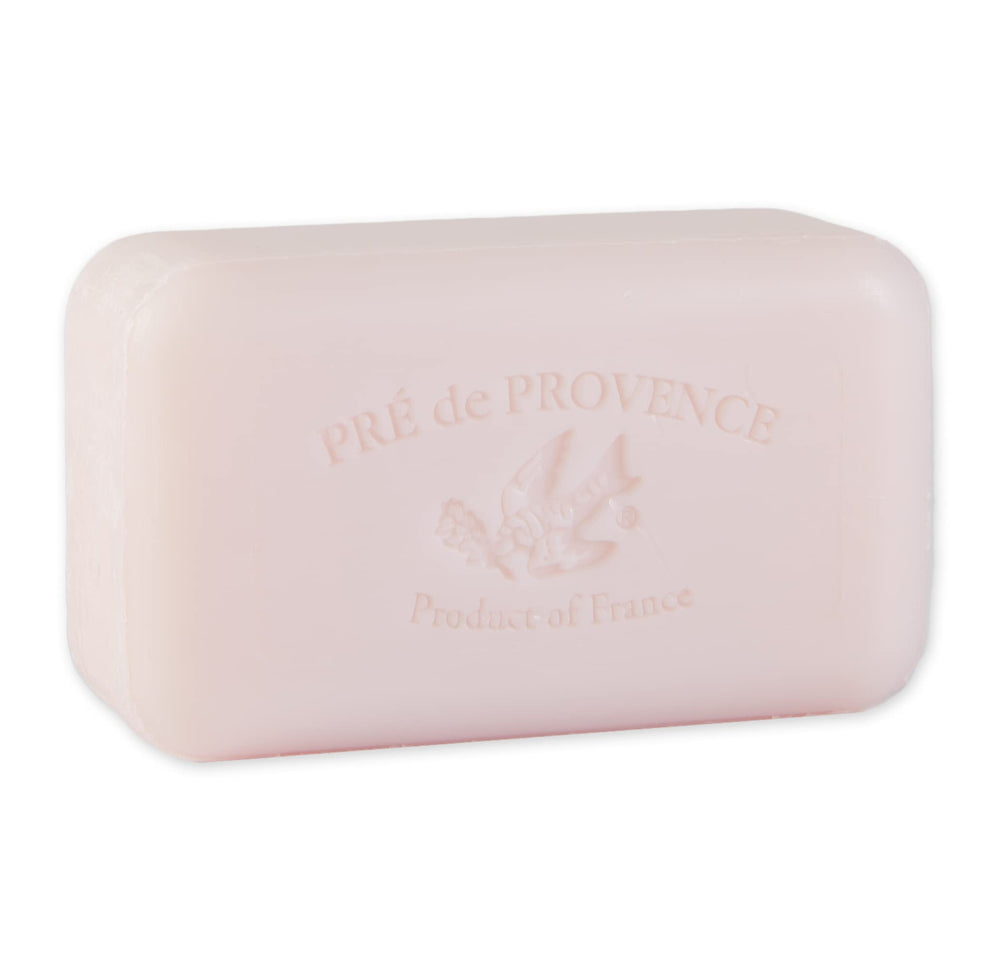 Savon Pre de Provence muguet, barre 150 g, parfum délicat et hydratant.