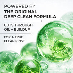Prell 2-in-1 pour-action shot emphasizes deep cleansing without heaviness.