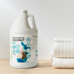 Premium Nature huile coco fractionnée, présentation spa parfaite pour relaxation aromatique.