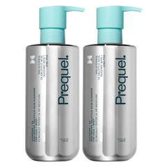 Bouteille Prequel Skin Gleanser SA, nettoyant hydratant pour peau mixte.
