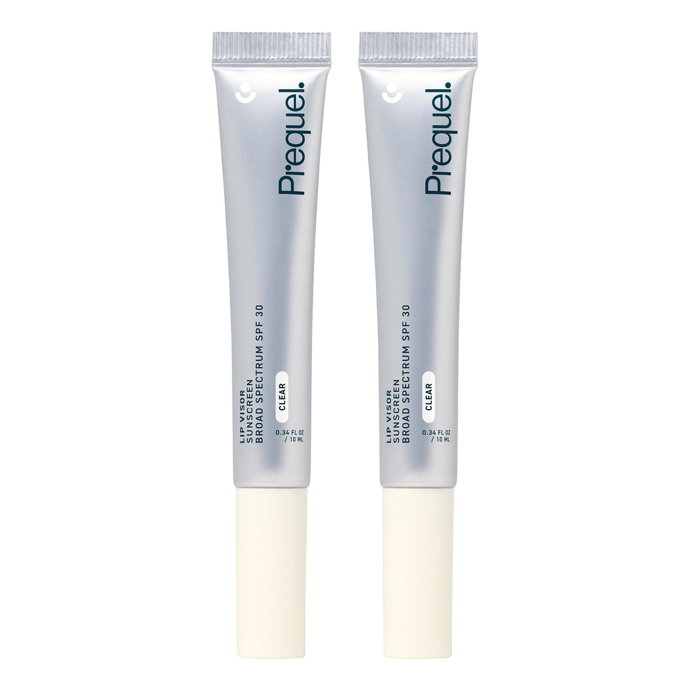 Baume lèvres Prequel avec SPF 30, hydratation protectrice.