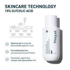 Ingrédients actifs du Prequel Skin Multi-Acid Milk Peel, action sur le grain de peau.