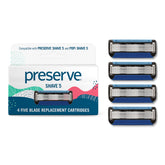 Preserve Shave5 – lames en céramique pour une glisse douce et précise
