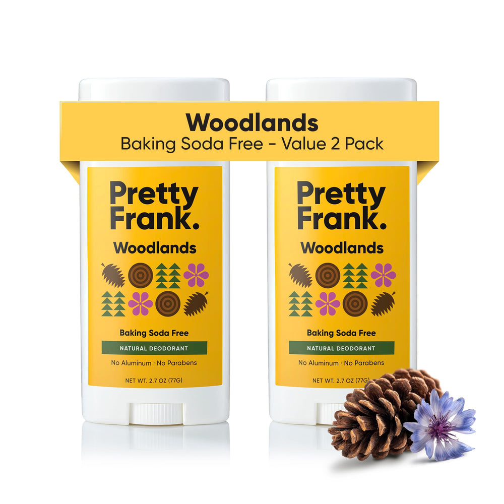Pretty Frank Woodlands: bâton odorant, protection durable sans aluminium.