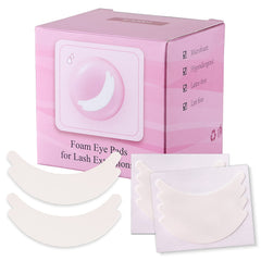 Pretty memory: coussinets mousse pour yeux et extensions de cils, maintien stable