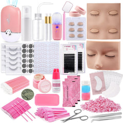 Kit Pretty memory pour extension de cils, focus sur les yeux, idéal pour l'entraînement.