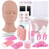 Pretty Memory visage-simule-pratique pour s'entraîner aux extensions de cils.