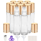 PrettyCare bouteille roll-on 10 ml en verre clair, idéale en voyage.