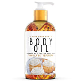 PrideandBeauty après-douche: bouteille sur serviette, hydratation légère pour la peau.