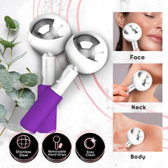Rouleau refroidisseur PRIME Fitness en acier, massage frais durable.