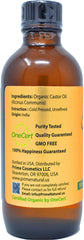 Prime Natural huile ricin soin cheveux peau et ongles, utilisation polyvalente.