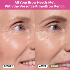 Prime Prometics PrimeBrow Pencil — longue tenue pour une apparence soignée toute la journée.