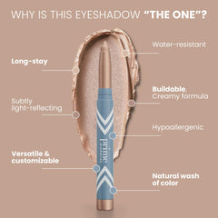 PRIME PROMETICS PrimeEyes Glisse Douce — texture crémeuse qui facilite le maquillage sans effort.