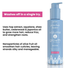 PrimeHair Luster contient de la biotine et actifs nourrissent les longueurs.