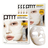 Primera PRMR Masque gel Vitatinol avec sérum intégré pour peau lumineuse.