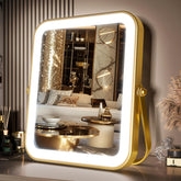Miroir Primetek vanité avec lumière 10x8 pour un maquillage précis