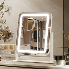 PRIMETEK Miroir Vanity avec éclairage LED réglable pour maquillage précis