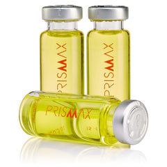 Prismax: bouteille-traitement-nutritif, dilué pour nourrir les cheveux secs.