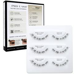 Pro Lash ProWear cluster No.15 Classique Luxe Noir pour un regard naturellement évasé.