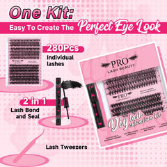 PRO LASHBEAUTY colle cils et sceau: fixation durable et étanche