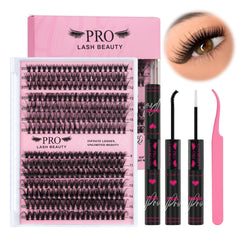 PRO LASHBEAUTY kit cils 30D-40D: rendu naturel et tenue durable