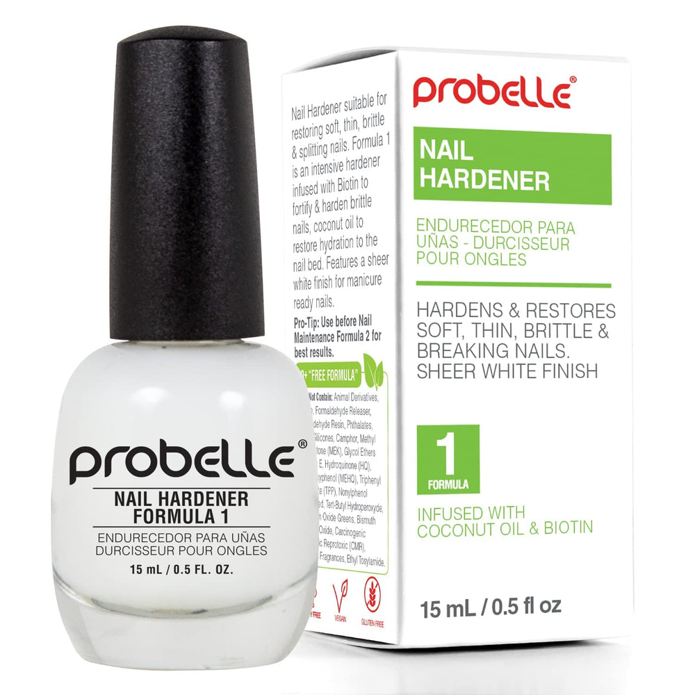 Probelle Renforçant d’Ongles Formule 1 — bouteille en gros plan, renforce les ongles fragiles.